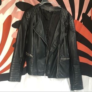 Apt. 9 Faux Black Leather Jacket